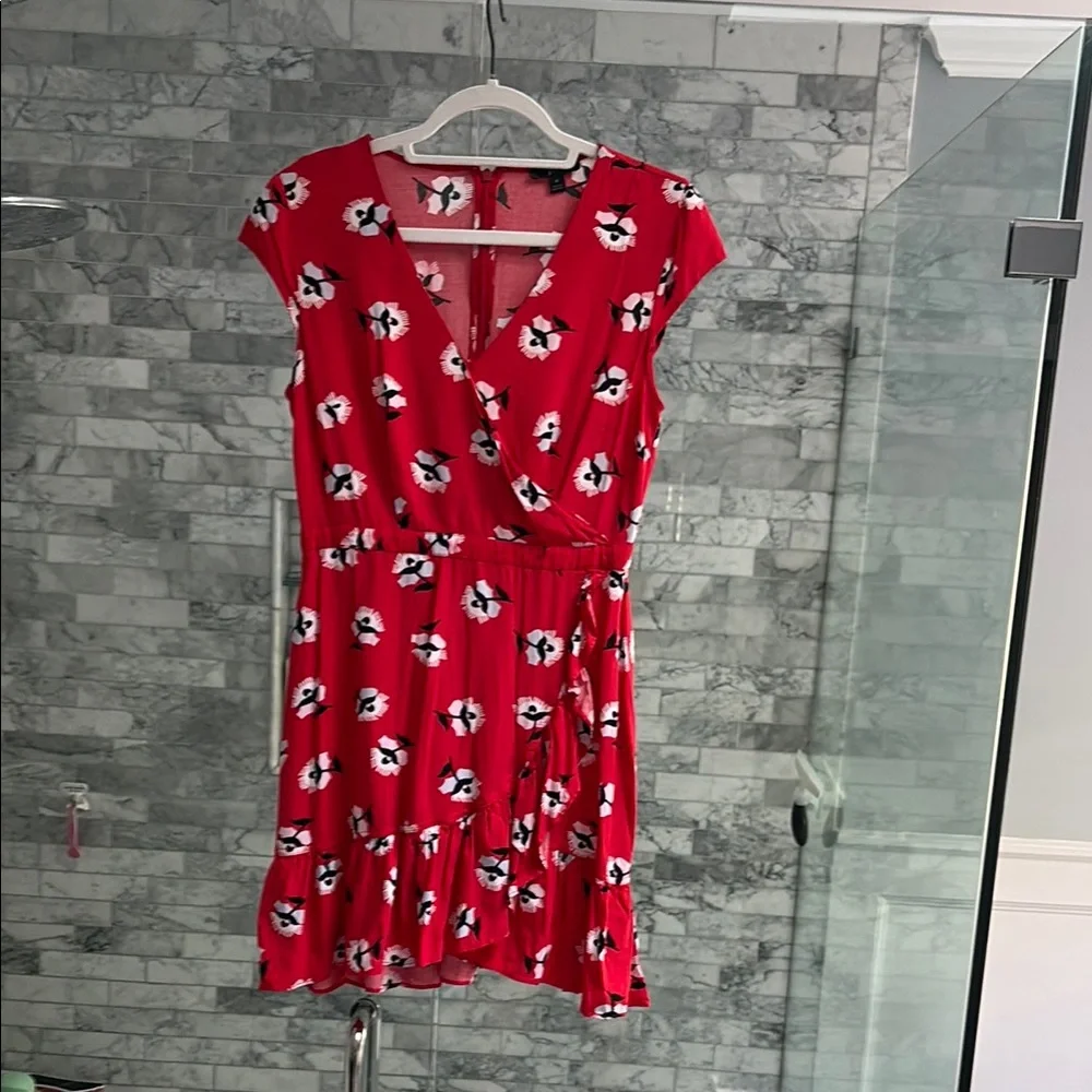 J.Crew Floral Wrap Dress - Women's Short Sleeve
